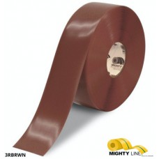 Mighty Line 3RBRWN Solid Brown Safety Floor Tape 