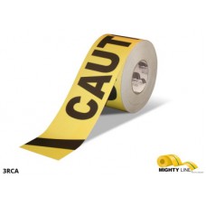 Mighty Line 3RCA Caution Safety Floor Tape 