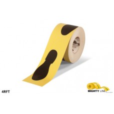 Mighty Line 4RFT Foot Print Safety Floor Tape 