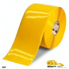 Mighty Line 6RY Solid Yellow Safety Floor Tape Mighty Line 6RY Solid Yellow Safety Floor Tape