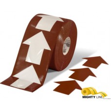 Mighty Line 4ARBRN – 4-inch Solid Brown Pop-Out Floor Arrows (280 Arrows/Roll) Mighty Line 4ARBRN – 4-inch Solid Brown Pop-Out Floor Arrows (280 Arrows/Roll)