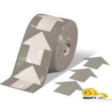 Mighty Line 4ARGRY – 4-inch Solid Gray Pop-Out Floor Arrows (280 Arrows/Roll) Mighty Line 4ARGRY – 4-inch Solid Gray Pop-Out Floor Arrows (280 Arrows/Roll)