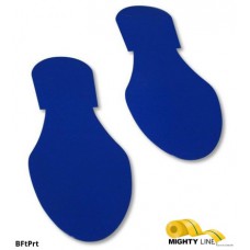 Mighty Line BFTPRT Safety Yellow Blue Marking Footprints Mighty Line BFTPRT Safety Yellow Blue Marking Footprints
