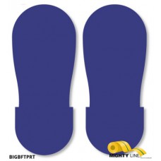 Mighty Line BIGBFTPRT Safety Blue Floor Marking Footprints Mighty Line BIGBFTPRT Safety Blue Floor Marking Footprints