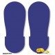 Mighty Line BIGBFTPRT Safety Blue Floor Marking Footprints