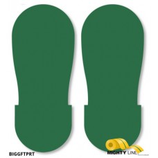 Mighty Line BIGGFTPRT Safety Green Floor Marking Footprints Mighty Line BIGGFTPRT Safety Green Floor Marking Footprints