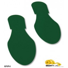 Mighty Line GFTPRT Safety Green Floor Marking Footprints Mighty Line GFTPRT Safety Green Floor Marking Footprints