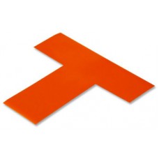 Mighty Line OT Orange Floor Marking T's | 5S T-Shaped Safety Markers