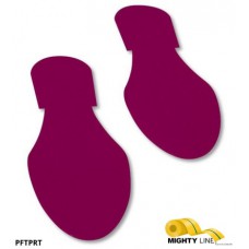 Mighty Line PFTPRT Safety Purple Floor Marking Footprints Mighty Line PFTPRT Safety Purple Floor Marking Footprints