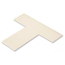 Mighty Line WT White Floor Marking T's | 5S T-Shaped Safety Markers Mighty Line WT White Floor Marking T's | 5S T-Shaped Safety Markers
