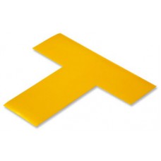 Mighty Line YT Yellow Floor Marking T's | 5S T-Shaped Industrial Markers
