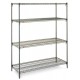 Metroseal 4-Shelf Corrosion Resistant Wire Shelving Unit - N316K3