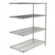 Metro 4-Shelf Chrome Industrial Stock Room Wire Shelving - AN316C