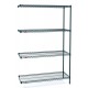 Metroseal 4-Shelf Corrosion Resistant Wire Shelving Unit - AN316K3