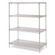Metro 4-Shelf Stainless Steel Wire Shelving Unit- 182463NS4