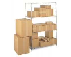 Metro 4-Shelf Chrome Super Adjustable Wire Shelving Unit - AA316C