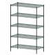 Metroseal 5-Shelf Corrosion Resistant Wire Shelving Unit - 5A327K3