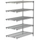 Metro 5-Shelf Super Adjustable Chrome Wire Shelving - 5AA327C