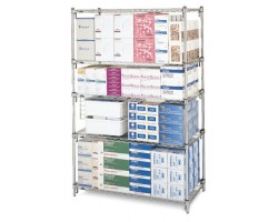 Metro 5-Shelf Super Adjustable Chrome Wire Shelving - 5A347C