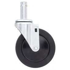 Metro Resilient Rubber Swivel Stem Caster - 5M Metro Resilient Rubber Swivel Stem Caster - 5M