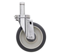 Metromax Stainless Steel Cart Washable Stem Casters