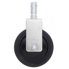 Metro Resilient Rubber Rigid Stem Caster - 5MR