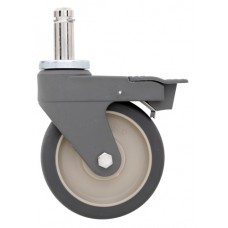 Metro Polyurethane Swivel Stem Brake Caster - 5PCB Metro Polyurethane Swivel Stem Brake Caster - 5PCB