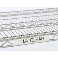 Metro Wire Shelf Clear Label Holder - 9990CL Metro Wire Shelf Clear Label Holder - 9990CL