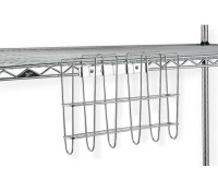 Metro Chrome File Basket