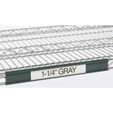 Metro Wire Shelf Gray Label Holder - 9990P Metro Wire Shelf Gray Label Holder - 9990P