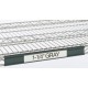 Metro Wire Shelf Gray Label Holder - 9990P