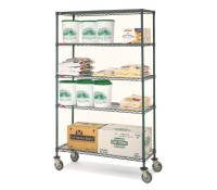 Metroseal-3 Super Erecta Industrial Wire Shelf Cart