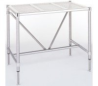 Metro Stainless Steel Industrial Perf Top Bench