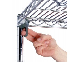 Metro 4-Shelf Chrome Super Adjustable Wire Shelving Unit - AA316C