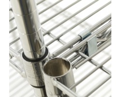 Metro 5-Shelf Super Adjustable Chrome Wire Shelving - 5A467C