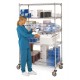 Metro Super Adjustable Stainless Wire Shelf Cart - A183063NS-5PC