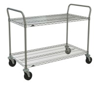 Metro SPN 3-Shelf Brite Wire Utility Cart