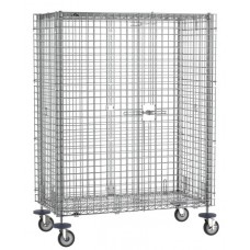 Metro Chrome Plated Wire Security Cart - SEC33EC Metro Chrome Plated Wire Security Cart - SEC33EC