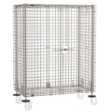 Metro Stainless Steel Wire Security Cart - SEC33S-SD Metro Stainless Steel Wire Security Cart - SEC33S-SD