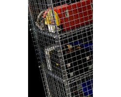 Metro Chrome Plated Wire Security Cart - SEC33EC