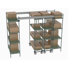 Metro Top Track High Density Shelving System - TT10-E2148M1848P Metro Top Track High Density Shelving System - TT10-E2148M1848P