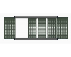 Metro Top Track High Density Shelving System - TT12-E2448M1848P