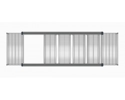 Metro Top Track High Density Shelving System - TT14-E2460M1860C