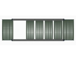 Metro Top Track High Density Shelving System - TT14-E2460M1860P