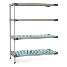 Metro 4-Shelf MetroMax 4 Open Grid Polymer Shelving Unit - AX316G4 Metro 4-Shelf MetroMax 4 Open Grid Polymer Shelving Unit - AX316G4