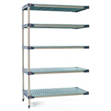 Metro 5-Shelf MetroMax 4 Open Grid Plastic Shelving Unit - 5AX317G4 Metro 5-Shelf MetroMax 4 Open Grid Plastic Shelving Unit - 5AX317G4
