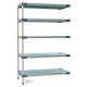 Metro 5-Shelf MetroMax 4 Open Grid Plastic Shelving Unit - 5AX317G4 