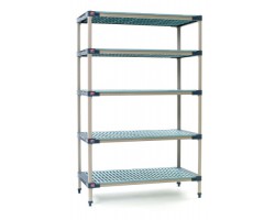 Metro 5-Shelf MetroMax 4 Open Grid Plastic Shelving Unit - 5X317G4 