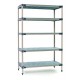 Metro 5-Shelf MetroMax 4 Open Grid Plastic Shelving Unit - 5X327G4 