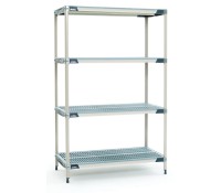 Metro 4-Shelf MetroMax i Open Grid Polymer Shelving